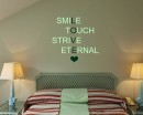 Smile Touch Quotes Wall Decal Motivational Vinyl Art Stickers